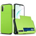 thumbnail image 1 of for Samsung Galaxy Note 10 Plus Wallet Case with Sliding Door Hidden Pocket Credit Card Holder Dual Layer Heavy Duty Shockproof Hard PC Hybrid TPU Flip Protective Cover, Green, 1 of 8