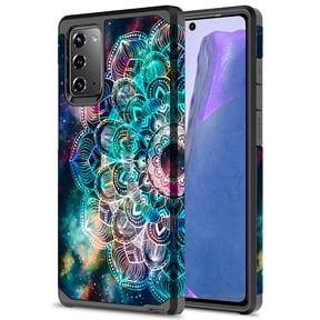 Samsung Galaxy Note 20 5G Case, Rosebono Hybird Drop Protection Sleek Slim Dual Layer Shockproof Colorful Graphic Armor Case For Samsung Galaxy Note 20 5G (Galaxy Stardust Mandala)