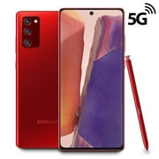 Pre-Owned Samsung Galaxy Note 20 5G N981U 128GB Red Smartphone for Verizon Wireless Condition
