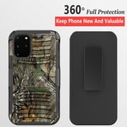 Samsung Galaxy Note 20 Case, Dual Layers [Combo Holster] And Built-In Kickstand Hybird Shockproof Camo