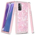 thumbnail image 1 of Samsung Galaxy Note 20 Case, Rosebono Graphic Design Shockproof Impact Resistant Protective Full-Body Rugged Clear Hybrid Bumper Case for Samsung Galaxy Note 20 (Pink Shell), 1 of 5