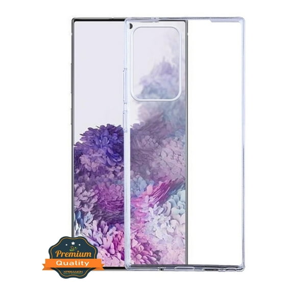 Samsung Galaxy Note 20 ULTRA Phone Case Slim Thin Hybrid Premium Flexible Candy Silicone TPU Rubber Soft Lightweight Protective Cover HD CLEAR Transparent Cover for Samsung Galaxy NOTE 20 Ultra / 6.9"