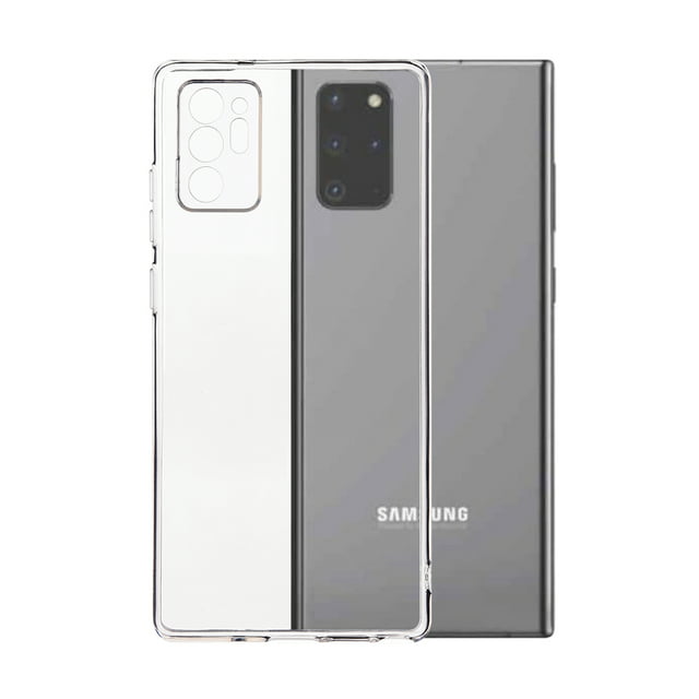 Samsung Galaxy Note 20 ULTRA Phone Clear Case Hybrid [HD Crystal Clear] Ultra Slim Soft Flexible Silicone Gel TPU Protective Armor Case Transparent Back Cover for Samsung Galaxy NOTE 20 Ultra / 6.9"