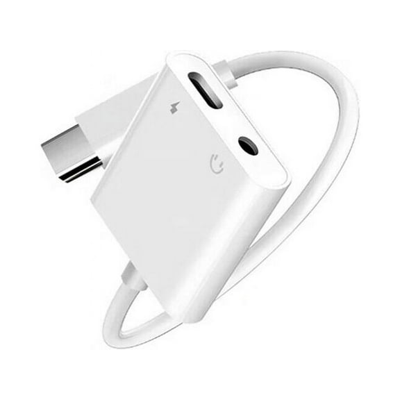 Samsung Galaxy Note 20 USB-C to 3.5mm Headphone Adapter with Charger Port Earphone Jack Adaptor [White] [Type-C ] Z3J