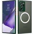thumbnail image 1 of for Samsung Galaxy Note 20 Ultra Case [Compatible with Magsafe], Full Body Protective Cover TPU Shockproof Slim Phone Case for Samsung Note 20 Ultra 4G/5G, Green, 1 of 17