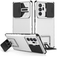 thumbnail image 1 of for Samsung Galaxy Note 20 Ultra Case, with Kickstand Slide Camera Cover, Support Wireless Charging, Hybrid Armor Hard Cover Heavy Duty Luxury Phone Case for Galaxy Note 20 Ultra (Note20Ultra,White), 1 of 9