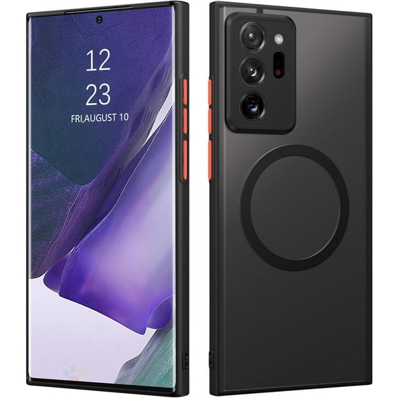 Samsung Galaxy Note 20 Ultra Case Magnetic[Compatible with Magsafe], Full Body Protective Cover TPU Shockproof Slim Phone Case for Samsung Note 20 Ultra 4G/5G, Black