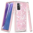 thumbnail image 1 of Samsung Galaxy Note 20 Ultra Case, Rosebono Graphic Design Shockproof Impact Resistant Protective Rugged Clear Hybrid Bumper Case for Samsung Galaxy Note 20 Ultra (Pink Shell), 1 of 5