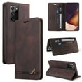 thumbnail image 1 of for Samsung Galaxy Note 20 Ultra Wallet Case Premium PU Leather with Credit Card Cash Pocket Flip Folio Kickstand Magnetic Drop Protection Shockproof Cover Suitable for Galaxy Note 20 Ultra - Brown, 1 of 12