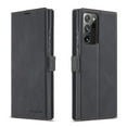 thumbnail image 1 of Samsung Galaxy Note 20 Ultra Wallet Case Samsung Galaxy Note 20 Ultra Luxury PU Leather Case, Book Folding Flip Retro Case with Kickstand, [RFID Blocking] Credit Card Slot Magnetic Closure Cover,Black, 1 of 8