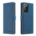 thumbnail image 1 of Samsung Galaxy Note 20 Ultra Wallet Case Samsung Galaxy Note 20 Ultra Luxury PU Leather Case, Book Folding Flip Retro Case with Kickstand, [RFID Blocking] Credit Card Slot Magnetic Closure Cover, Blue, 1 of 8