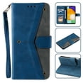 thumbnail image 1 of For Samsung Galaxy Note 20 Ultra Wallet Case with Wrist Strap, Premium PU Leather Flip Protective Cover RFID Blocking Card Holder & Cash Slot,Magnetic Closure Flip Kickstand Function,Blue, 1 of 8