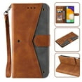 thumbnail image 1 of For Samsung Galaxy Note 20 Ultra Wallet Case with Wrist Strap, Premium PU Leather Flip Protective Cover RFID Blocking Card Holder & Cash Slot,Magnetic Closure Flip Kickstand Function,Brown, 1 of 8