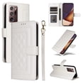 thumbnail image 1 of for Samsung Galaxy Note 20 Ultra Wallet Flip Case, Classic PU Leather Card Slots with Lanyard Magnetic Closure Kickstand Drop Protective Soft TPU Inner Case for Samsung Galaxy Note 20 Ultra, White, 1 of 6