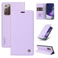 thumbnail image 1 of for Samsung Galaxy Note 20 Wallet Case with RFID Blocking Credit Card Holder,Classic Vegan PU Premium Leather Folio Magneitc Flip Kickstand Shockproof Cover for Samsung Note 20 Phone case,Purple, 1 of 11