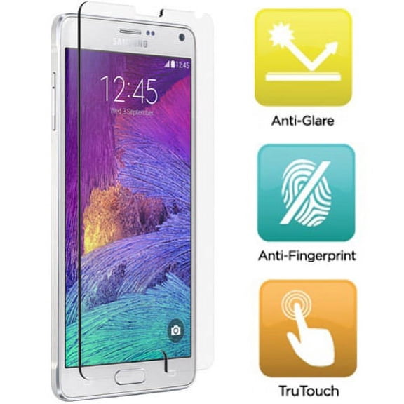 Samsung Galaxy Note 4 Anti-Glare Screen Protector Matte Anti-Fingerprint LCD Cover Display Film [Fingerprint Resistant]