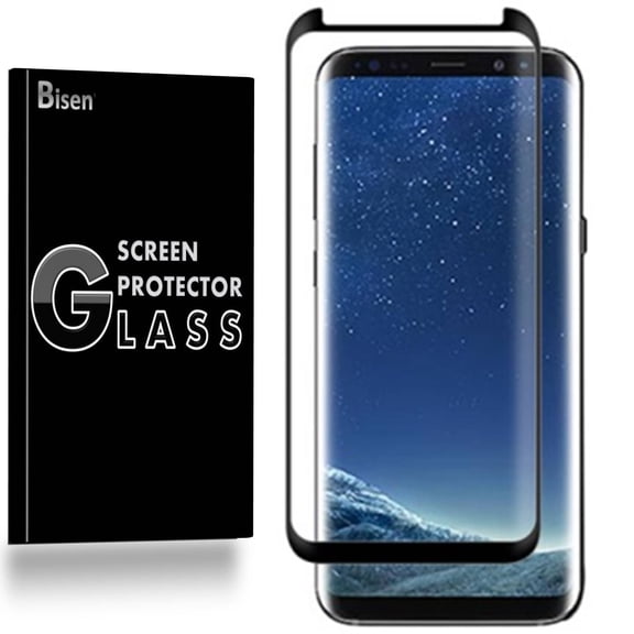 Samsung Galaxy Note 8 [BISEN] 3D Curved Full Cover Tempered Glass Screen Protector [Case Friendly], Edge-To-Edge Protect, Anti-Scratch, Anti-Shock