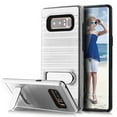 thumbnail image 1 of Samsung Galaxy Note 8 Brushed Shockproof With Kickstand Card Slot Holder Case Cover, 1 of 9