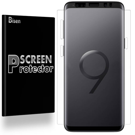 Samsung Galaxy Note 9 [3-PACK BISEN] 5D Full Cover Screen Protector [Case Friendly], Edge-To-Edge Protect