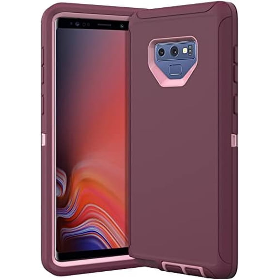 for Samsung Galaxy Note 9 Case,Dropproof Shockproof Galaxy Note 9 Case,Heavy Duty Protective for Samsung Note 9 Case,Note 9 Case 6.4 Inch(Purple/Pink)