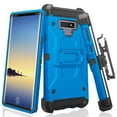 thumbnail image 1 of Samsung Galaxy Note 9 Case, Shock Proof Full-Body Rugged Holster Phone Case with Kickstand for Galaxy Note 9 - Blue, 1 of 5