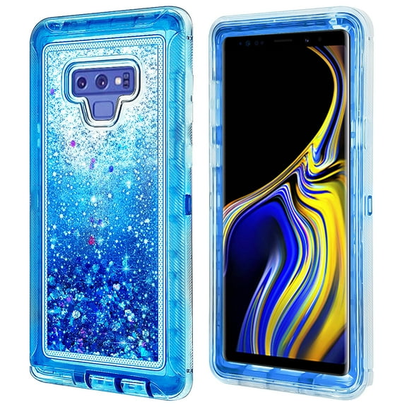 Modes Wireless - Samsung Galaxy Note 9 / N960 Tough Defender Sparkling Glitter Heart Phone Case