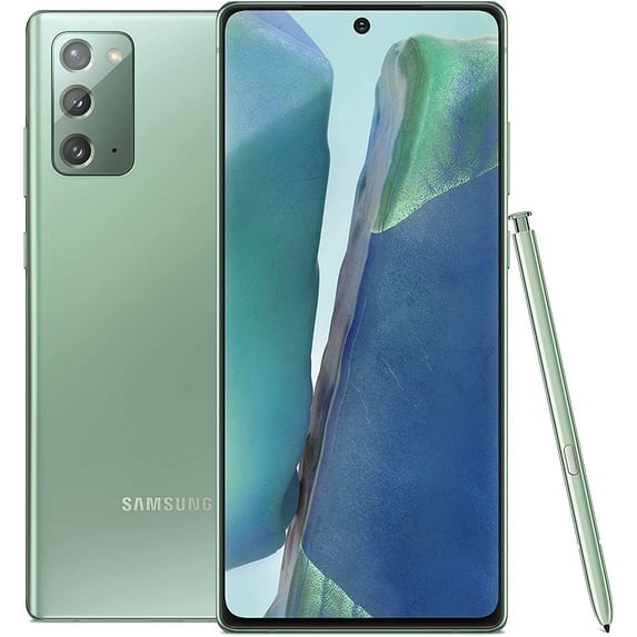 Pre-Owned Pre-Owned Used Samsung Galaxy Note 20 5G N981U 128GB Mystic Green Fully Unlocked Smartphone (Scratch & Dent Used)
