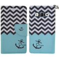 thumbnail image 1 of Samsung Galaxy Prevail LTE Case, SOGA® PU Leather Magnetic Flip Design Wallet Case for Samsung Galaxy Prevail LTE / Core Prime G360 (Boost Mobile) - Blue Chevron, 1 of 1