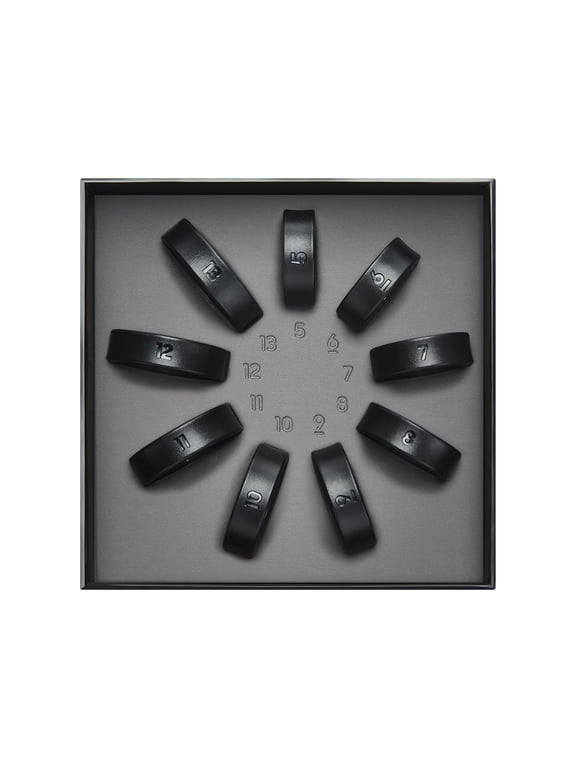 Galaxy Ring Sizing Kit, Includes 9 Sample Sizes, Black