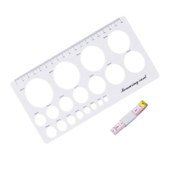 Samsung Galaxy Ring Sizing Kit Silicone Nipple Measuring Ruler Measuring Card Breast Aspirators Ruler Flange Nipple Size Measuring Tool
