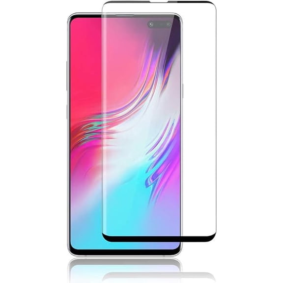 for Samsung Galaxy S10 5G Glass Screen Protector - [2 Pack] 3D Anti-Scratch 9H Hardness Tempered Glass Film Screen Protector for Samsung Galaxy S10 5G SM-G977U SM-G977B G977 SM-G977