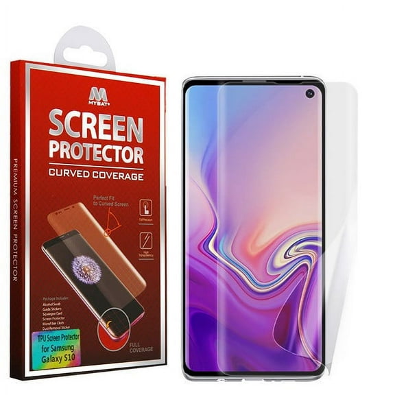 Samsung Galaxy S10 [6.1"] Screen Protector [HD Ultra Clear] TPU Film Curved Edge to Edge Screen Protector LCD FULL Screen Coverage 3D PET [Soft Fim] for Samsung Galaxy S10 (6.1 inch)(2019 Model)