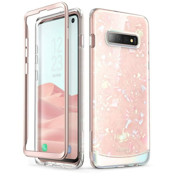 Samsung Galaxy S10 Case, i-Blason Cosmo Series Stylish Protective Bumper Case (Pink)