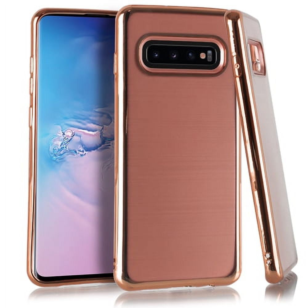 Samsung Galaxy S10 Crystal Brushed Chrome Rose Gold