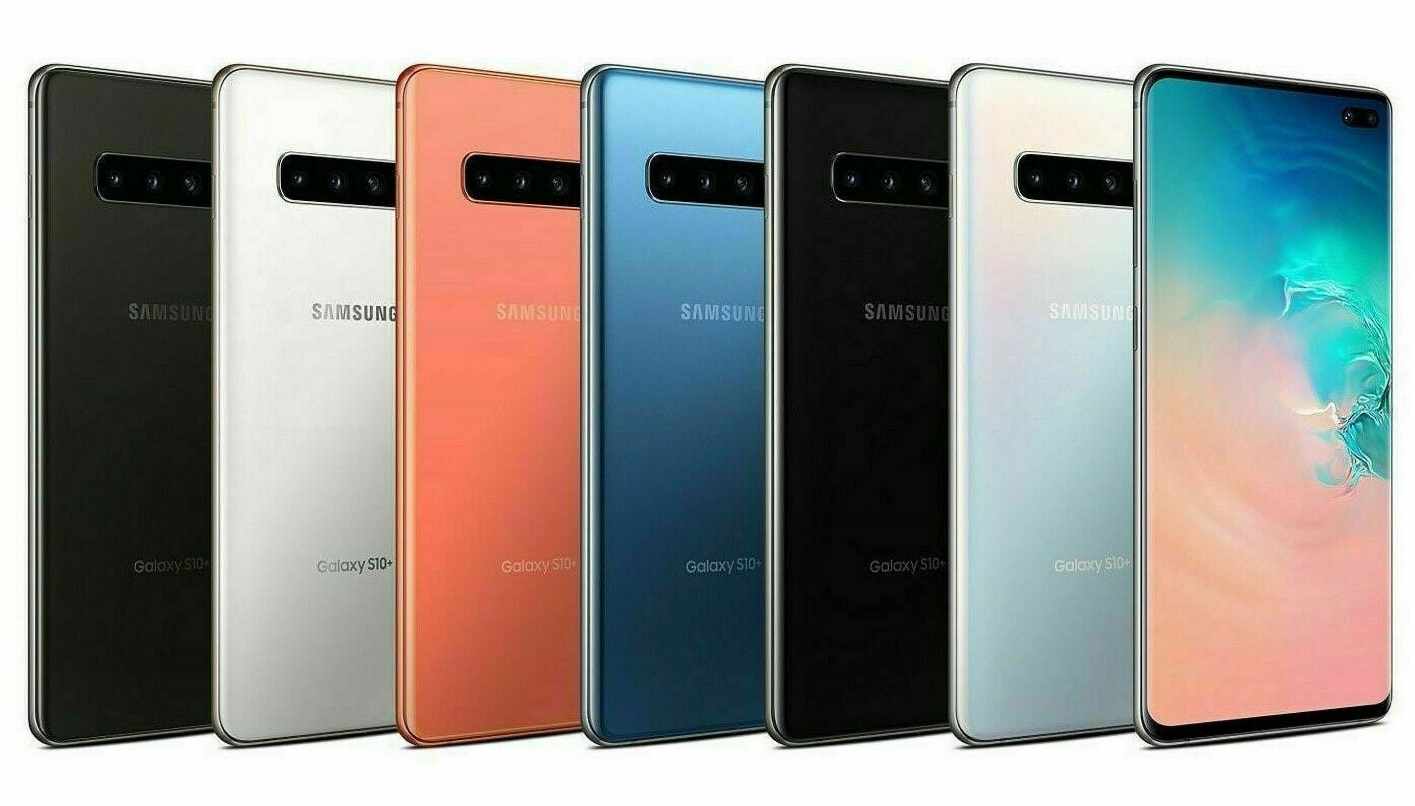 Samsung Galaxy S10+ Plus 128/512GB 1TB (SM-G975U1 Unlocked Cell Phones) Like New - image 1 of 6
