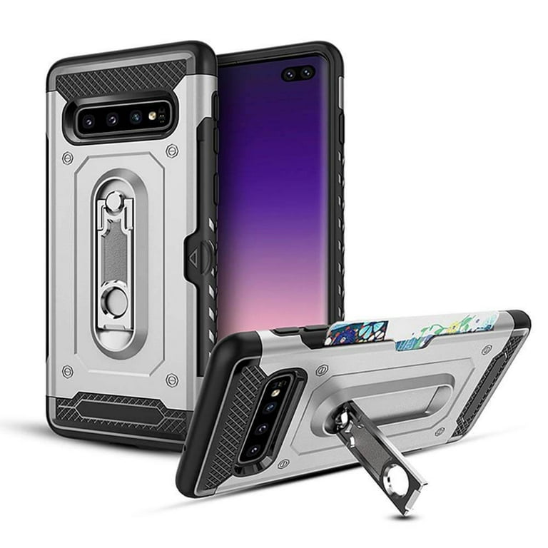 Samsung Galaxy S10 Plus Armor Case with Card Slot and