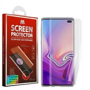 Samsung Galaxy S10 Plus, Galaxy S10+ Screen Protector [HD Ultra Clear] TPU Film Curved Edge to Edge Screen Protector LCD FULL Screen Coverage 3D PET [Soft Fim] for Samsung Galaxy S10+ /S10 PLUS 6.4