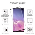 thumbnail image 1 of Samsung Galaxy S10 Plus S10+ Screen Protector Tempered Glass FULL Glue Screen Cover Saver HD Clear [9H, High Sensitivity, Case Friendly, 3D Curved Edgeless] for Samsung Galaxy S10+ S10 PLUS 6.4", 1 of 6