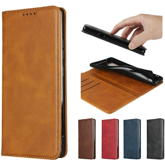 for Samsung Galaxy S10 Plus Wallet Case,Premium PU Leather Flip Folio Case with Card Slot,Stand Holder and Magnetic Closure TPU Shockproof Interior Protective Case for Galaxy S10+,Khaki