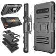 thumbnail image 1 of Samsung Galaxy S10 / S10 Plus / S10e / S10+ Cases Cover Holster Belt, Tekcoo [Hoplite] Shock Absorbing Locking Clip Defender Heavy Full Body Kickstand Carrying Armor Cases Cover, 1 of 6