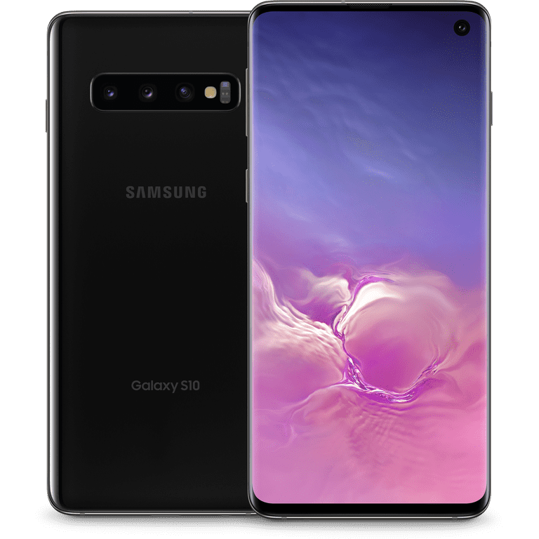 Samsung Galaxy S10 ブラック Restored Samsung SM-G973UZKAXAA Galaxy S10 Factory Phone with