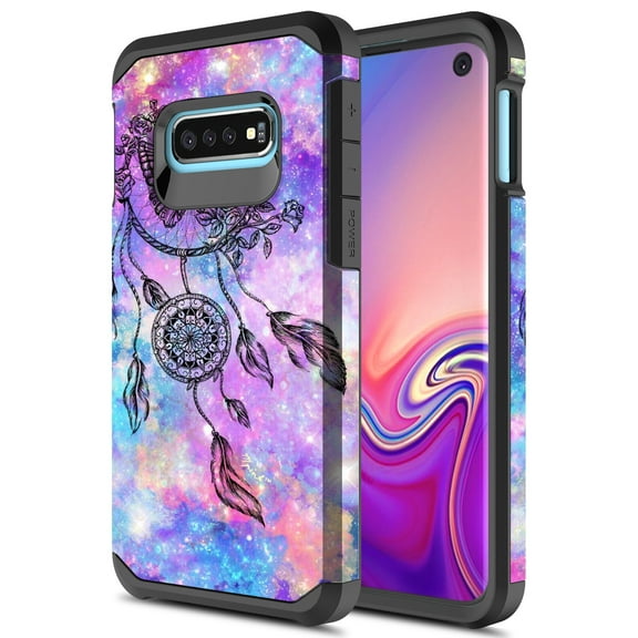 Samsung Galaxy S10e Case, Rosebono Slim Hybrid Shockproof Hard Cover Graphic Fashion Colorful Skin Cover Armor Case For Samsung Galaxy S10e (Dream Catcher)