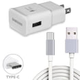 thumbnail image 1 of Samsung Galaxy S10e S10+ S10 S20 Plus Ultra - Adaptive Fast Charger 6ft Type-C USB Cable Wire USB-C Cord White L2Z, 1 of 6