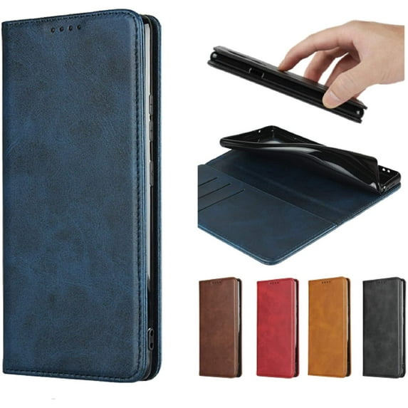 for Samsung Galaxy S10e Wallet Case,Premium PU Leather Flip Folio Case with Card Slot,Stand Holder and Magnetic Closure TPU Shockproof Interior Protective Case for Samsung S10e,Navy Blue