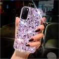 thumbnail image 1 of Samsung Galaxy S20 Case Diamond Case for Women 3D Glitter Sparkle Bling Case Luxury Shiny Crystal Diamond Bumper Clear Gems Cute Protective Girly Case Girls Cover(Purple), 1 of 7