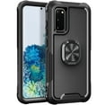 thumbnail image 1 of Samsung Galaxy S20 Case, Dteck Hybrid Rugged Shockproof Case with Ring Holder Kickstand, Compatible with Magnet Car Mount, Support Wireless Charging For Samsung Galaxy S20, Black, 1 of 7