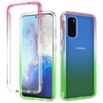thumbnail image 1 of Samsung Galaxy S20 Case, KAESAR Full-Body Rugged Ultra Transparency Hybrid Protective Case for Samsung Galaxy S20 (Red/Green), 1 of 1