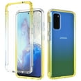 thumbnail image 1 of Samsung Galaxy S20 Case, KAESAR Full-Body Rugged Ultra Transparency Hybrid Protective Case for Samsung Galaxy S20 (Yellow), 1 of 1