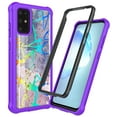 thumbnail image 1 of Samsung Galaxy S20 Case, KAESAR Hybrid Bling Glitter Sparkle Purple Marble Graphic Fashion Cute Colorful Silicone Skin Cover Armor Case for Samsung Galaxy S20, 1 of 6