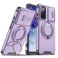 thumbnail image 1 of for Samsung Galaxy S20 FE 2022/S20 FE 5G/S20 FE Case, Military Grade Shockproof Bumper Rugged Rotating Stand Ring Holder Anti-Scratch Magnetic Cover Compatible with Car Mount Case,Purple, 1 of 10